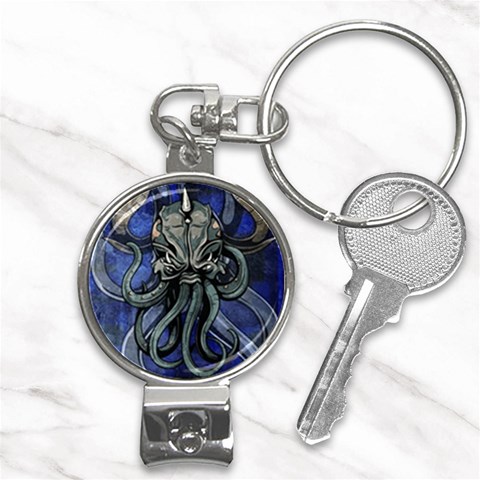 Kraken Nail Clippers Key Chain from ArtsNow.com Front