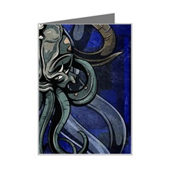 Kraken Mini Greeting Card from ArtsNow.com Left