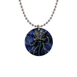 Kraken 1  Button Necklace