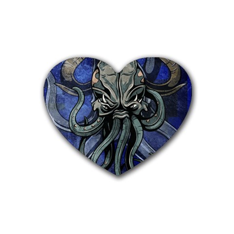 Kraken Heart Coaster (4 pack) from ArtsNow.com Front
