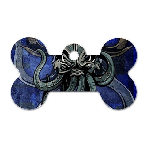 Kraken Dog Tag Bone (Two Sides) from ArtsNow.com Front
