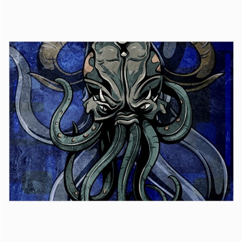 Kraken Glasses Cloth (Large, Two Sides) from ArtsNow.com Back