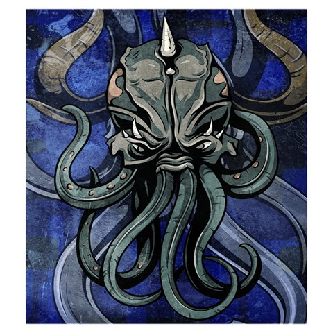 Kraken Drawstring Pouch (Medium) from ArtsNow.com Front