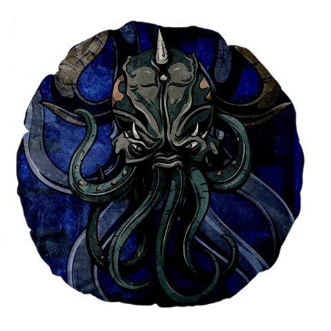 Kraken 18  Premium Flano Round Cushion  from ArtsNow.com Front