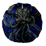 Kraken 18  Premium Flano Round Cushion 