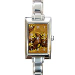 Phoenix Rising Rectangular Italian Charm Watch