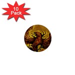 Phoenix Rising 1  Mini Button (10 pack) 