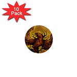 Phoenix Rising 1  Mini Magnet (10 pack) 