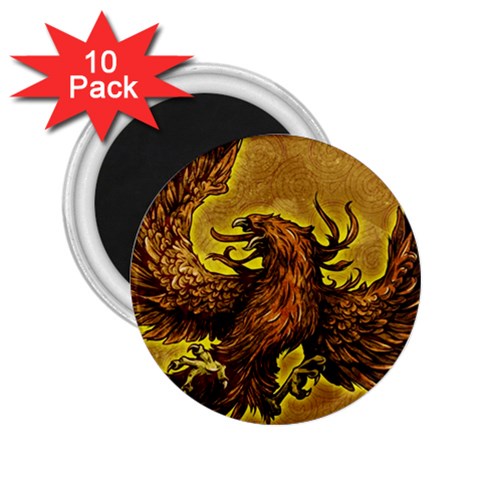 Phoenix Rising 2.25  Magnet (10 pack) from ArtsNow.com Front
