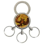 Phoenix Rising 3-Ring Key Chain