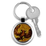 Phoenix Rising Key Chain (Round)