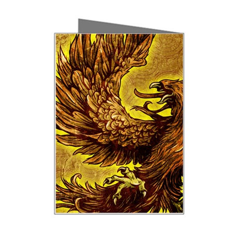 Phoenix Rising Mini Greeting Card from ArtsNow.com Right