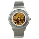 Phoenix Rising Stainless Steel Watch