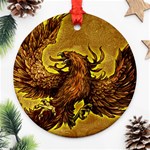 Phoenix Rising Round Ornament (Two Sides)