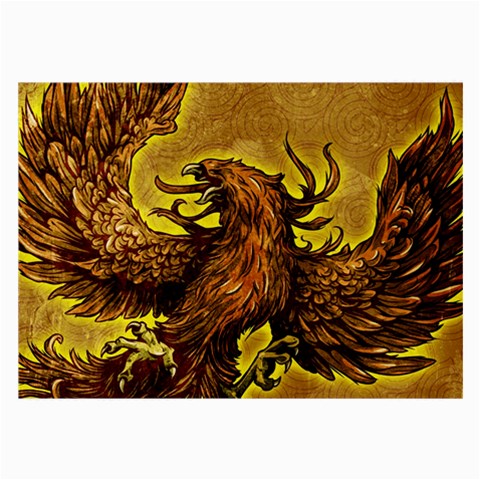 Phoenix Rising Glasses Cloth (Large) from ArtsNow.com Front