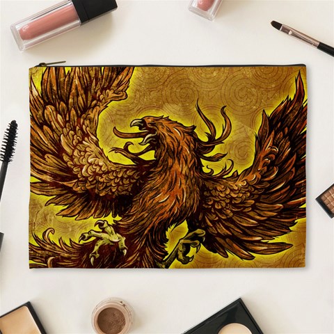 Phoenix Rising Cosmetic Bag (XL) from ArtsNow.com Front