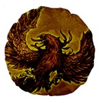 Phoenix Rising 18  Premium Round Cushion 