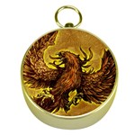 Phoenix Rising Gold Compass