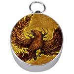 Phoenix Rising Silver Compass