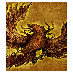 Phoenix Rising Drawstring Pouch (Small) from ArtsNow.com Front