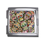 Sugar Skull Collage Mega Link Italian Charm (18mm)