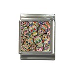 Sugar Skull Collage Italian Charm (13mm)