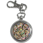 Sugar Skull Collage Key Chain Watch