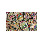 Sugar Skull Collage Sticker (Rectangular)