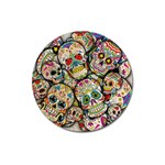 Sugar Skull Collage Magnet 3  (Round)