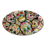 Sugar Skull Collage Magnet (Oval)