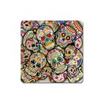 Sugar Skull Collage Magnet (Square)