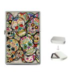 Sugar Skull Collage Flip Top Lighter