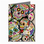 Sugar Skull Collage Greeting Cards (Pkg of 8)