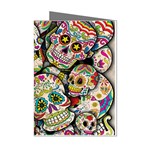 Sugar Skull Collage Mini Greeting Cards (Pkg of 8)