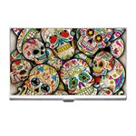 Sugar Skull Collage Business Card Holder
