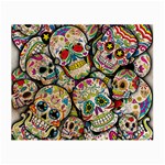 Sugar Skull Collage Glasses Cloth (Small)