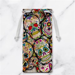 Sugar Skull Collage Jewelry Bag from ArtsNow.com Front