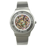 Sugar Skull Collage Stainless Steel Watch