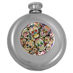 Sugar Skull Collage Hip Flask (5 oz)