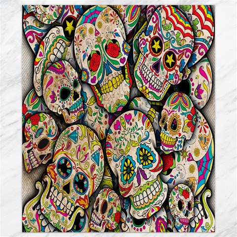 Sugar Skull Collage Canvas 8  x 10  from ArtsNow.com 8.15 x9.66  Canvas - 1