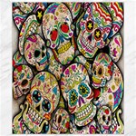 Sugar Skull Collage Canvas 8  x 10 