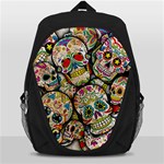 Sugar Skull Collage Backpack Bag