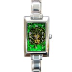 Medusa Rectangular Italian Charm Watch