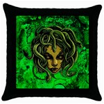 Medusa Throw Pillow Case (Black)