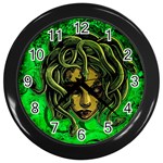 Medusa Wall Clock (Black)