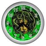 Medusa Wall Clock (Silver)