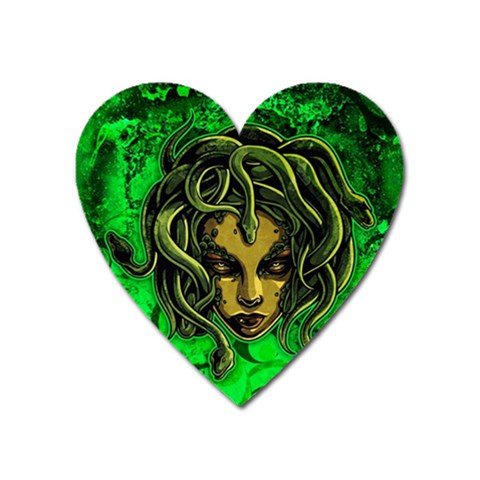 Medusa Magnet (Heart) from ArtsNow.com Front