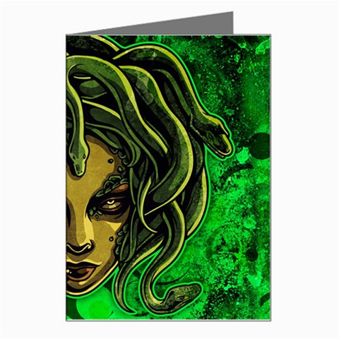 Medusa Greeting Card from ArtsNow.com Left