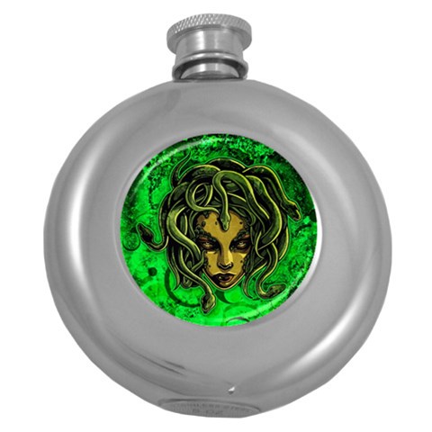 Medusa Hip Flask (5 oz) from ArtsNow.com Front