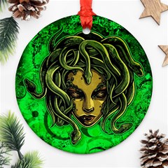 Medusa Round Ornament (Two Sides) from ArtsNow.com Back